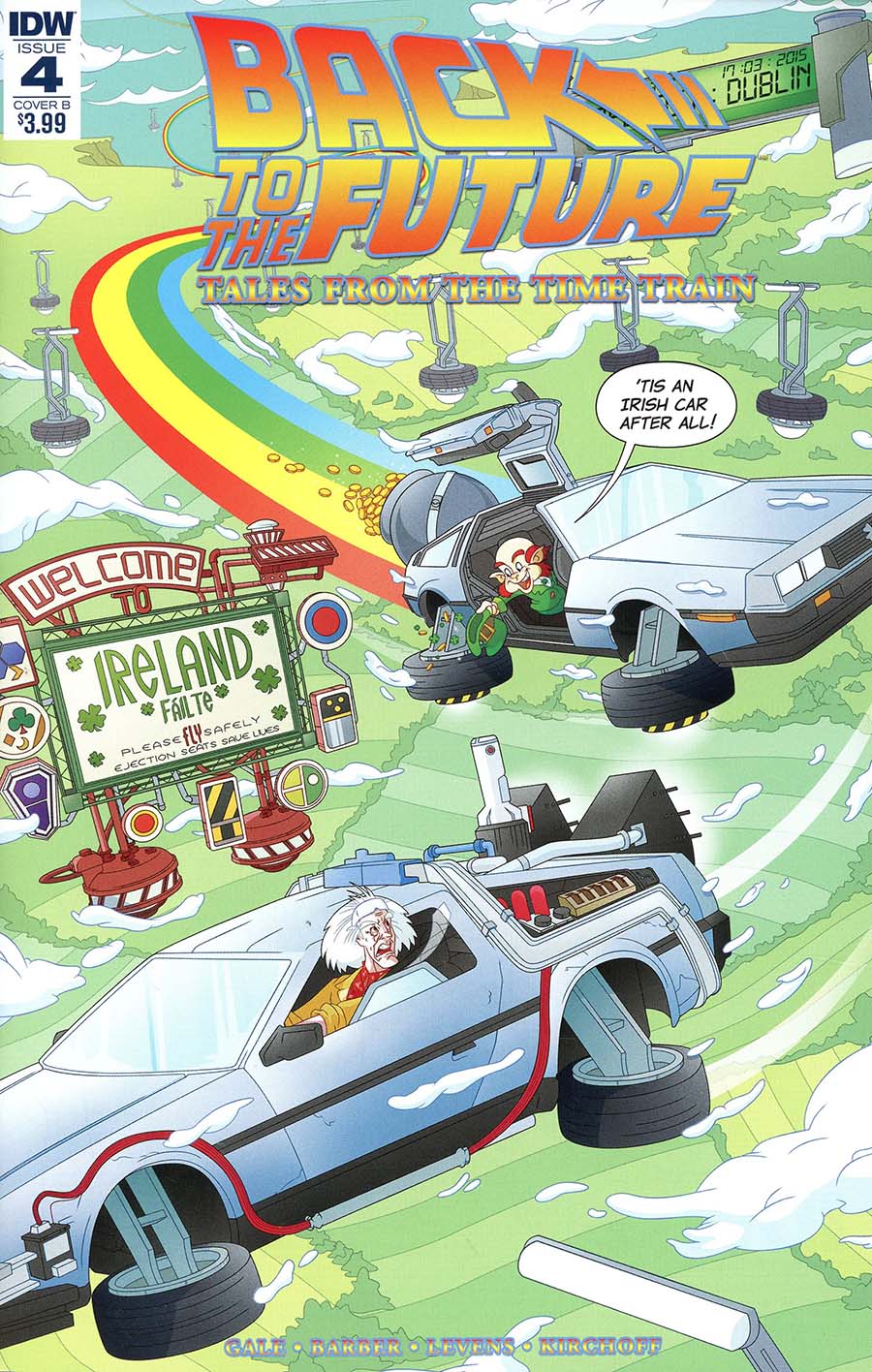 Back To The Future Tales From The Time Train #4 Cover B Variant Philip Murphy Cover