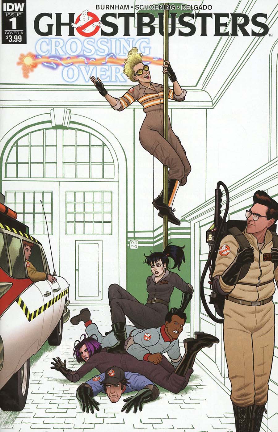 Ghostbusters Crossing Over #1 Cover A Regular Joe Quinones Cover