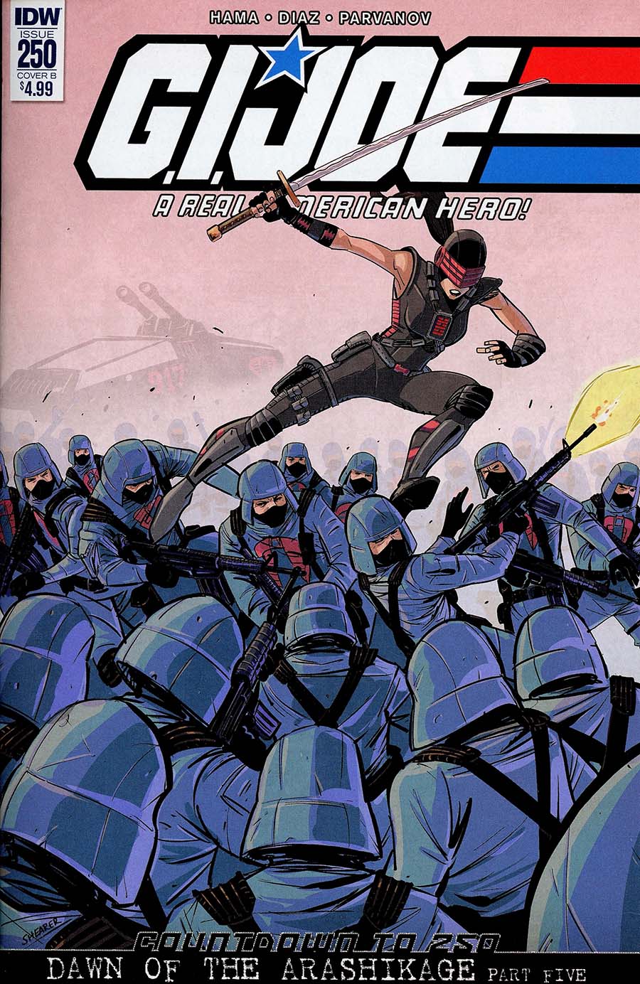 GI Joe A Real American Hero #250 Cover B Variant Brian Shearer Cover