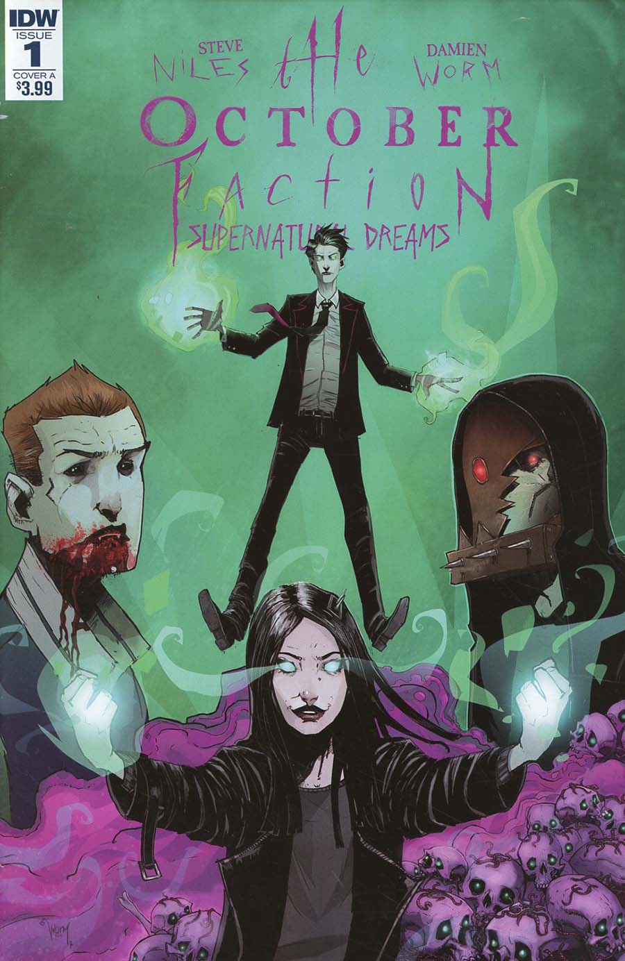 October Faction Supernatural Dreams #1 Cover A Regular Damien Worm Cover