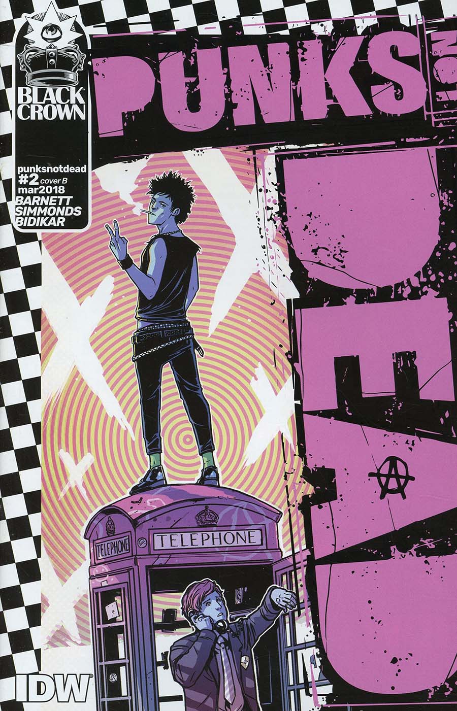 Punks Not Dead #2 Cover B Variant Caspar Wijngaard Cover