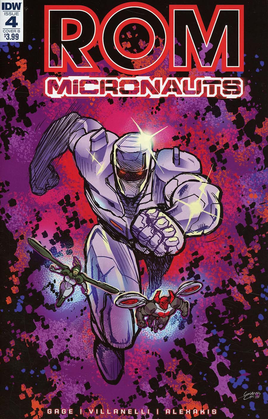 ROM And The Micronauts #4 Cover B Variant Giannis Milonogiannis Cover