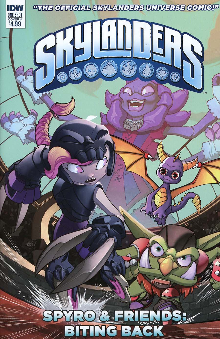 Skylanders Spyro & Friends Quarterly Biting Back Cover A Regular David Baldeon Cover