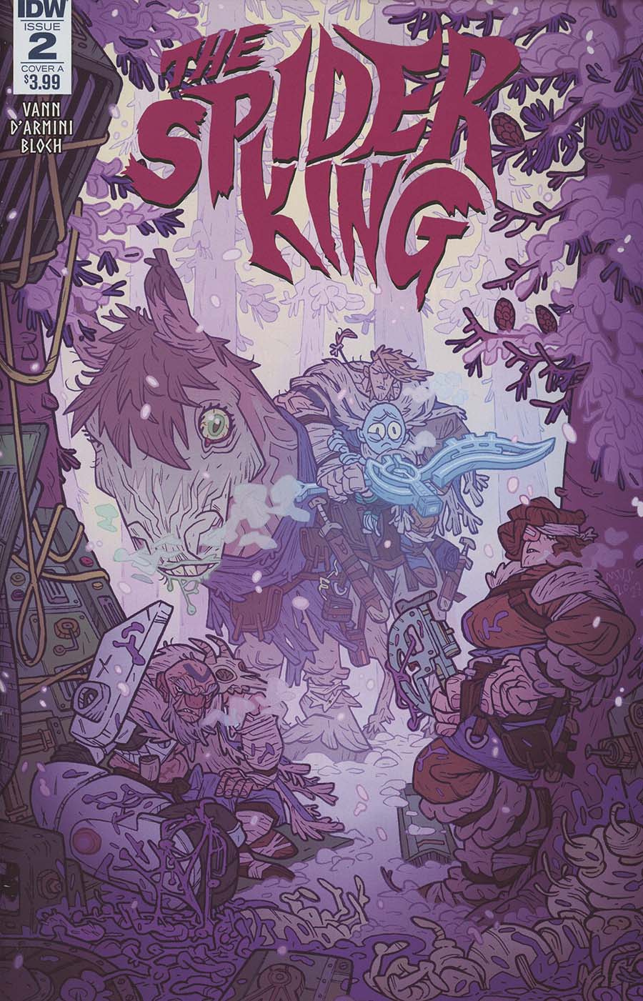 Spider King #2 Cover A Regular Simone DArmini Cover