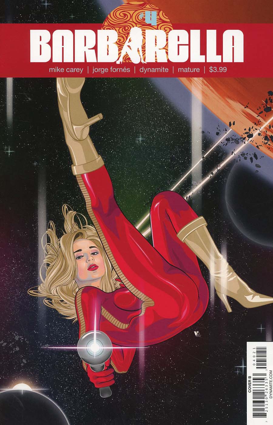 Barbarella #4 Cover B Variant Vincent Aseo Cover