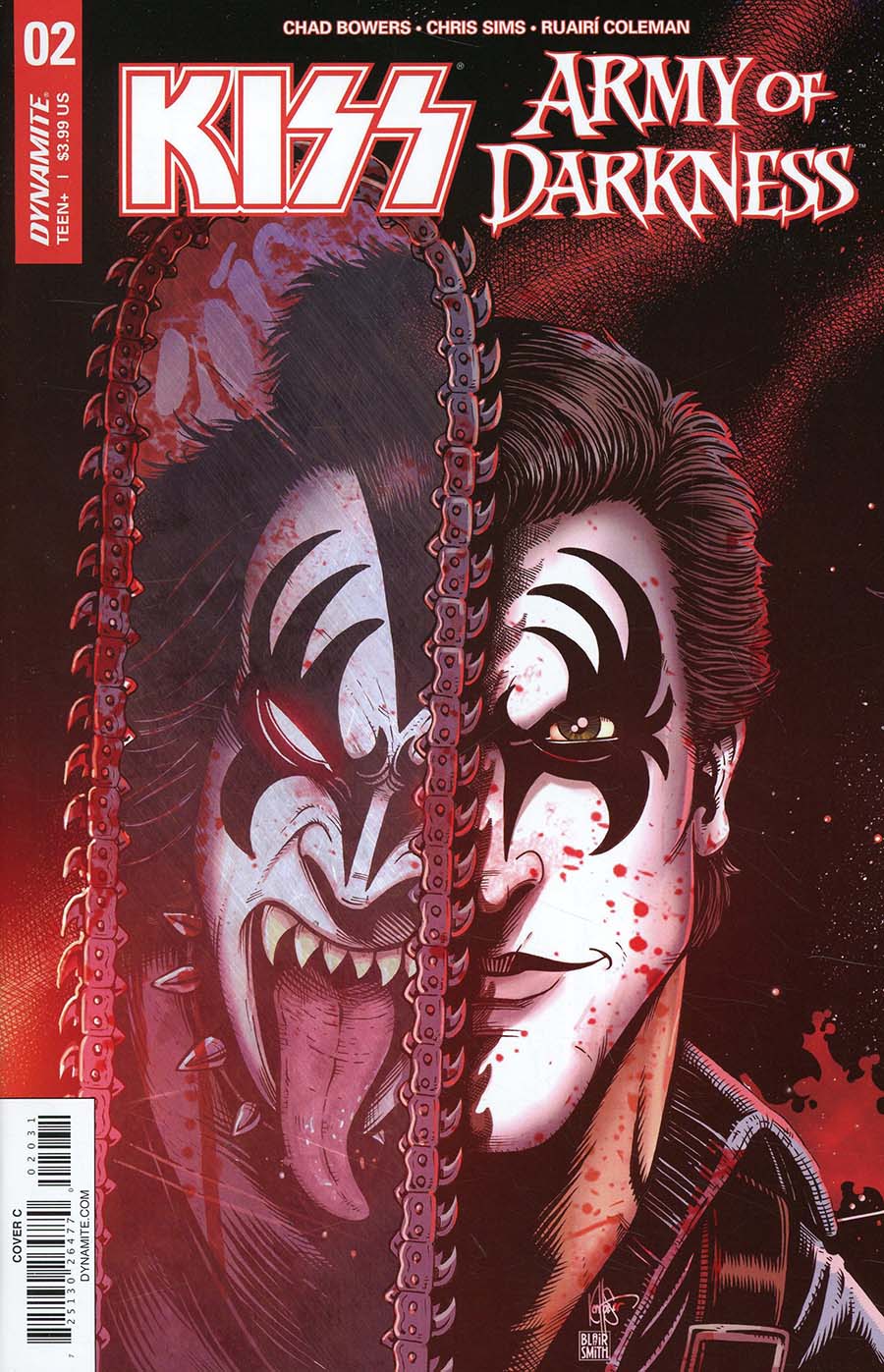 KISS Army Of Darkness #2 Cover C Variant Ken Haeser Demon Ash Cover