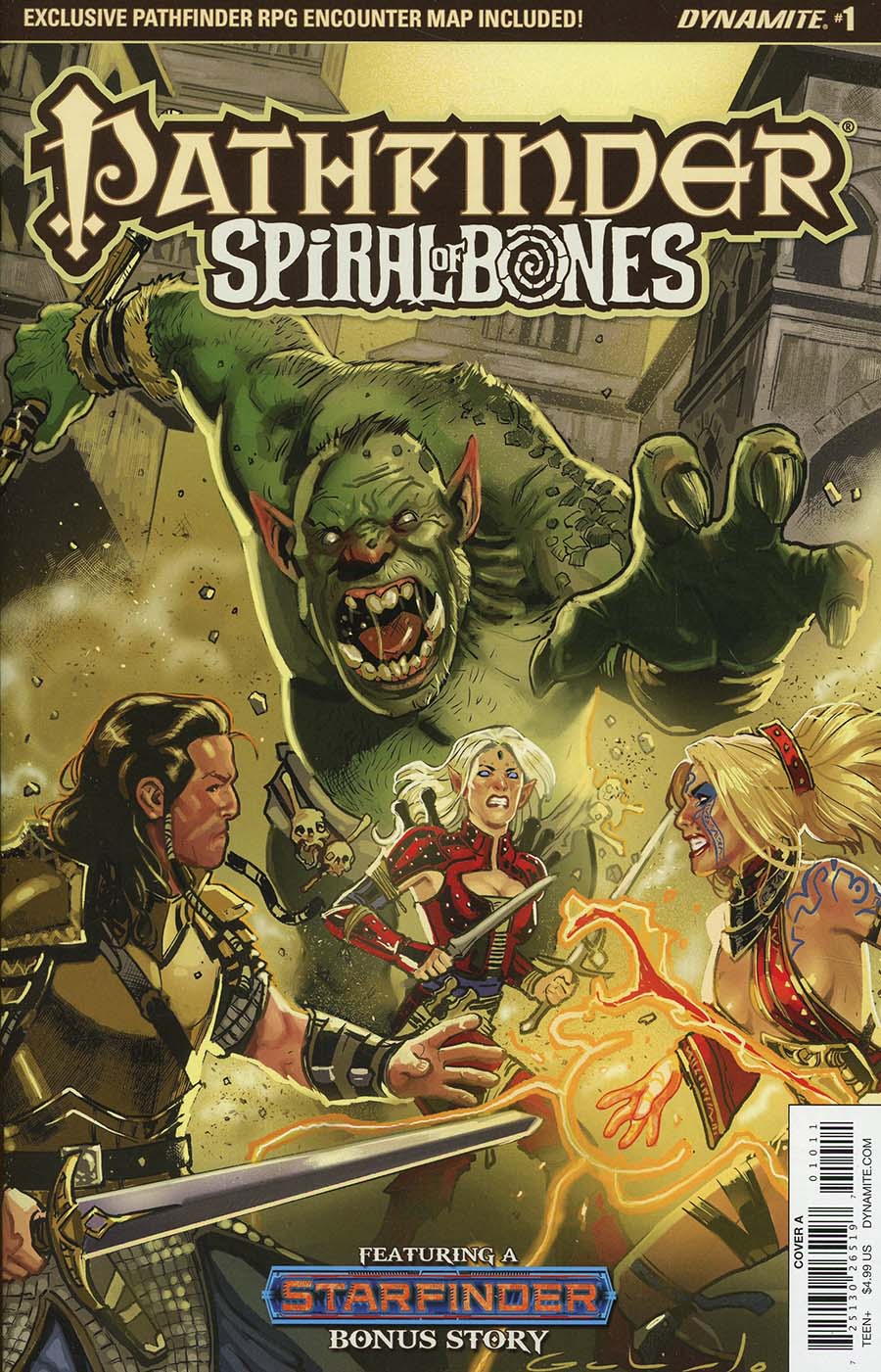 Pathfinder Spiral Of Bones #1 Cover A Regular Diego Galindo Cover