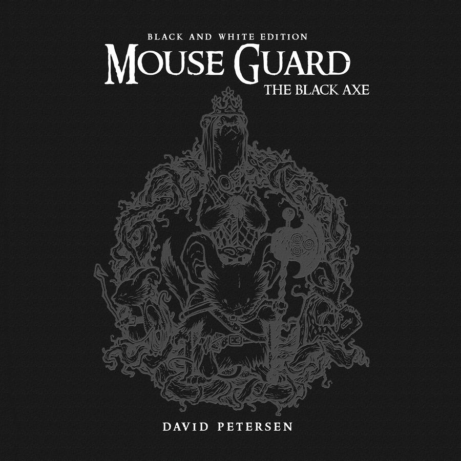 Mouse Guard Vol 3 Black Axe HC Black & White Edition