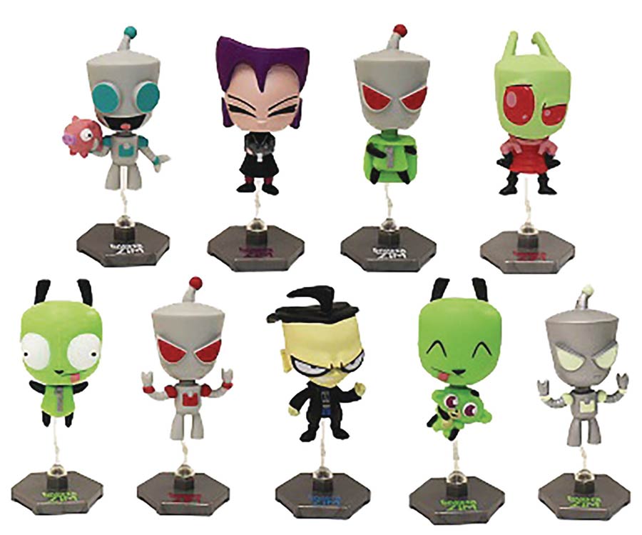 Invader Zim Buildable Figure Blind Mystery Box 24-Piece Display