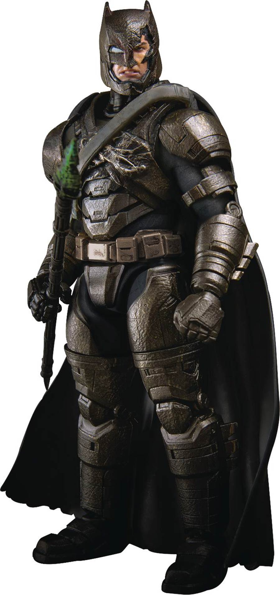 Batman v Superman Dawn Of Justice DAH-005 Dynamic 8-ction Armored Batman Battle Damage Previews Exclusive Action Figure
