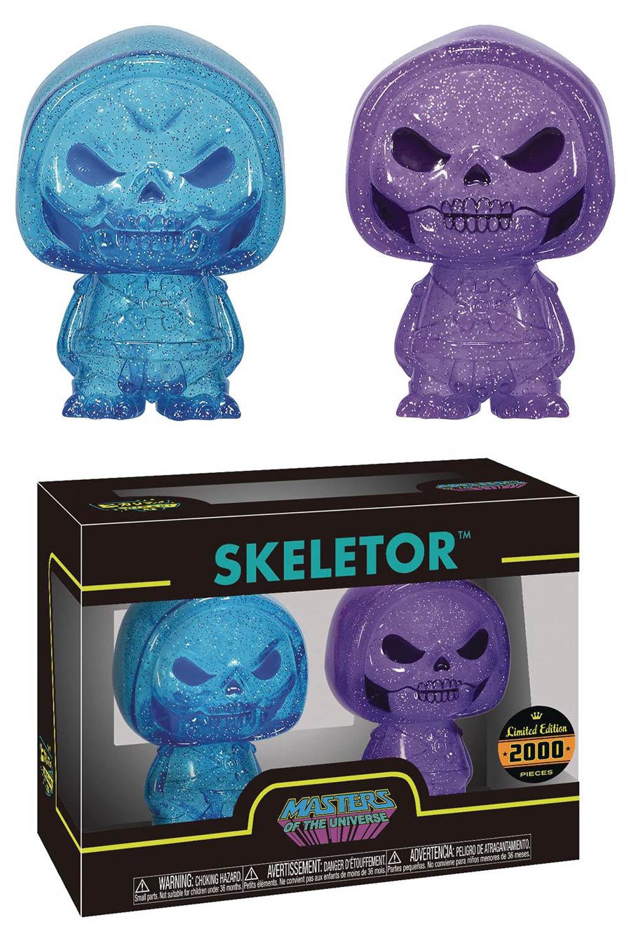Hikari XS Masters Of The Universe Skeletor Blue/Purple Figure 2-Pack