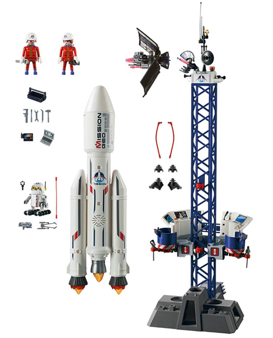 Playmobil Space Rocket With Launch Site Play-Set