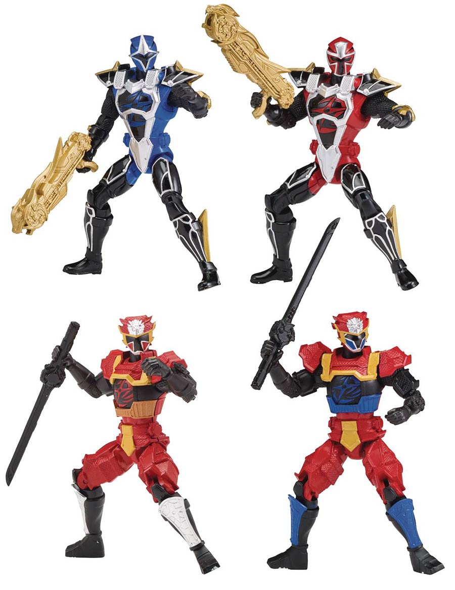 Power Rangers Super Ninja Steel 5-Inch Basic Action Figure Assortment Case
