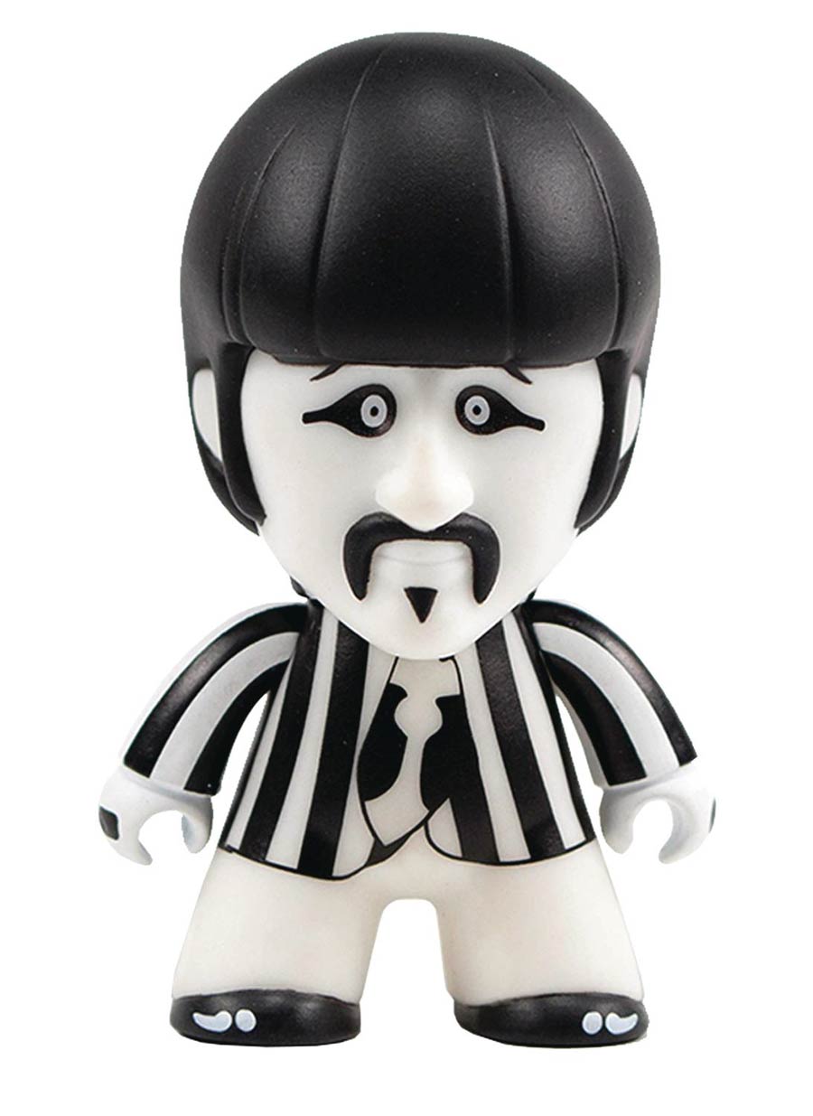 Beatles Titans Black & White 4.5-Inch Vinyl Figure - Ringo Starr