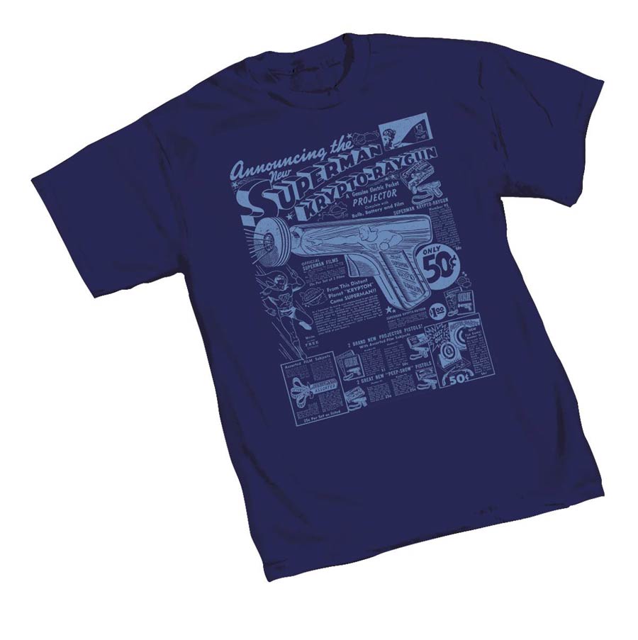 Superman Raygun T-Shirt Large