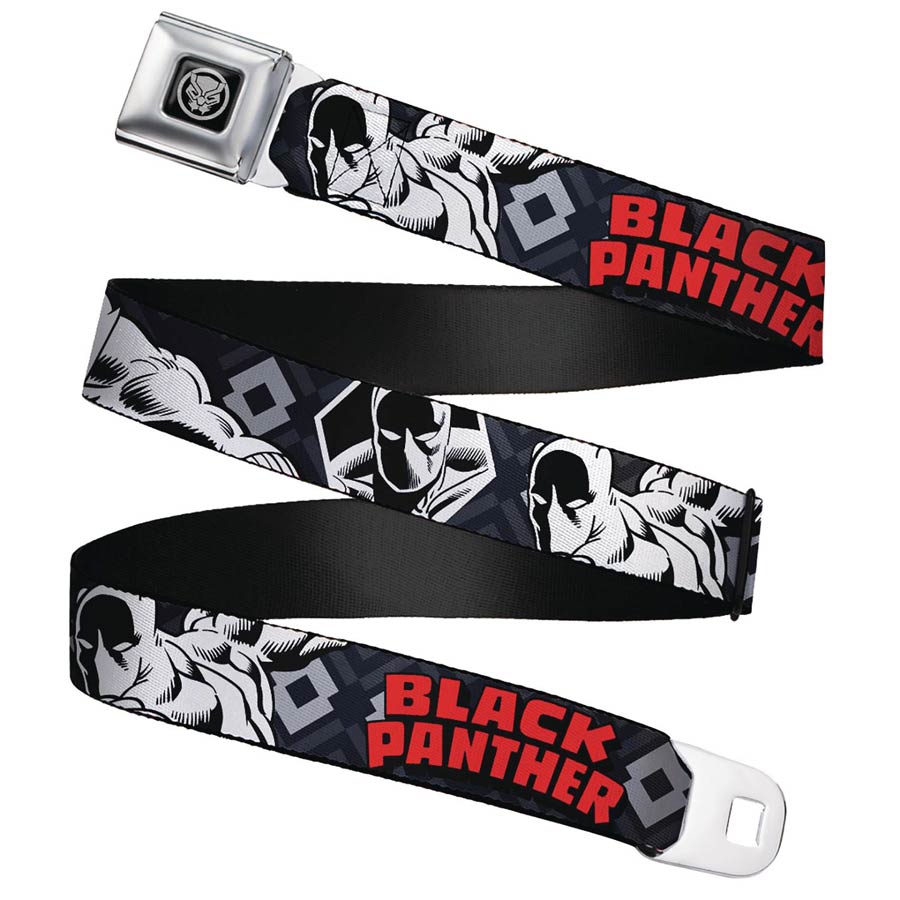 Black Panther Logo Seatbelt Belt