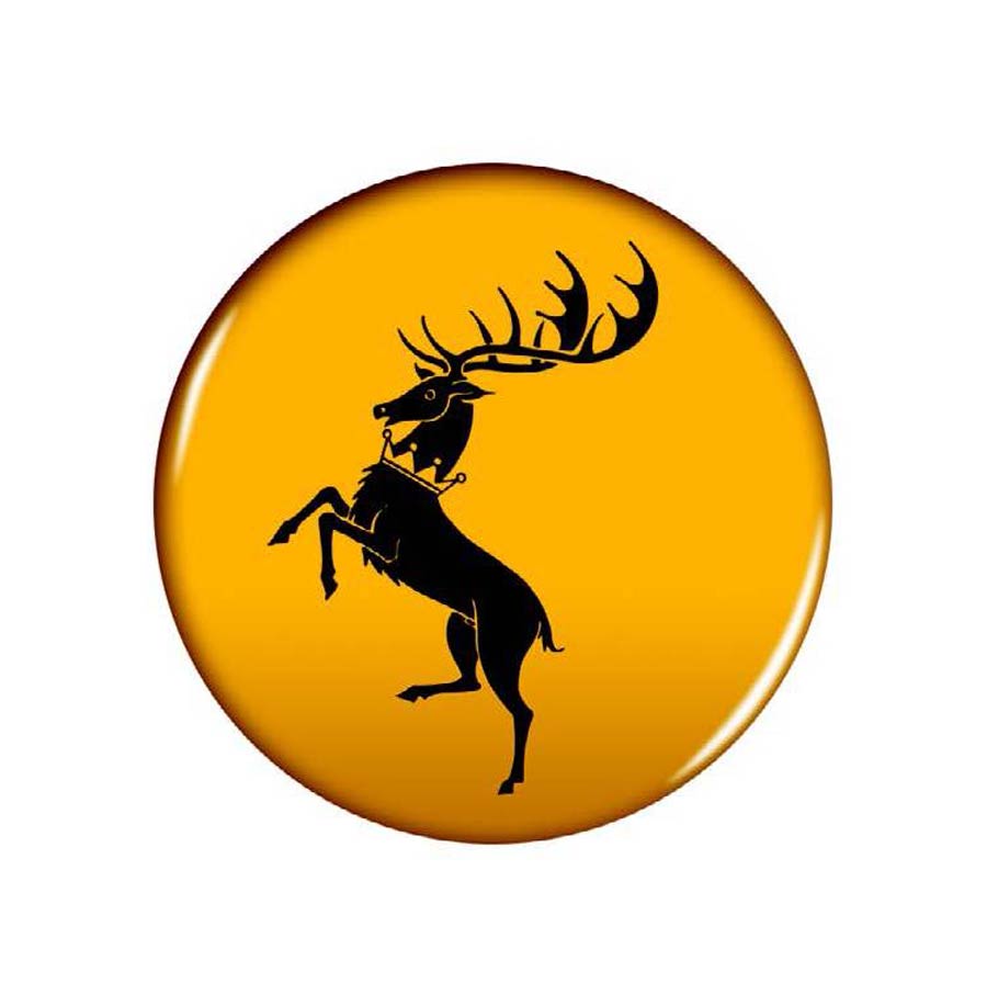 Game Of Thrones Button - Baratheon