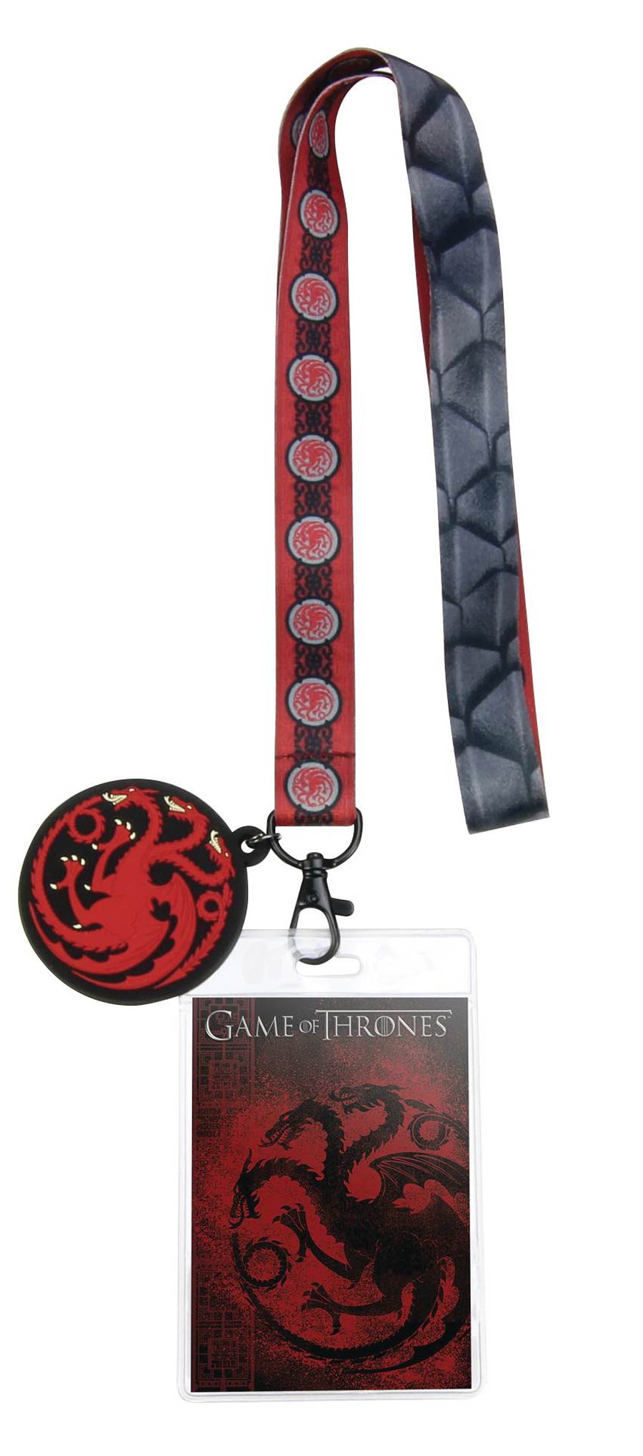Game Of Thrones Lanyard - House Targaryen