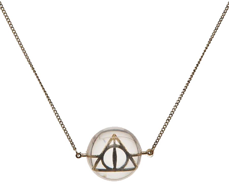 Harry Potter And The Deathly Hallows Acrylic Bubble Necklace