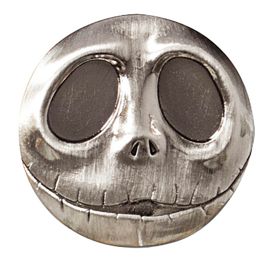 Nightmare Before Christmas Jack Head Deluxe Pewter Lapel Pin