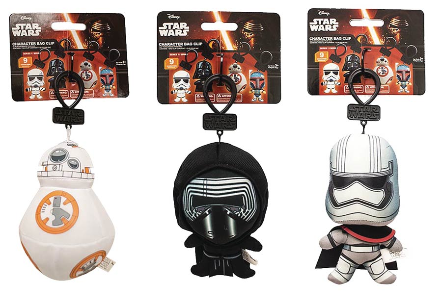 Star Wars Plush Keychain Series 1 Assortment Case