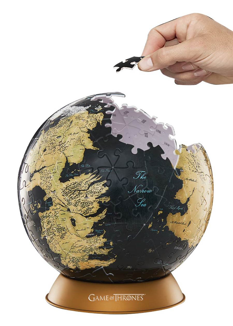 Game Of Thrones 4D Globe Puzzle - 6-Inch