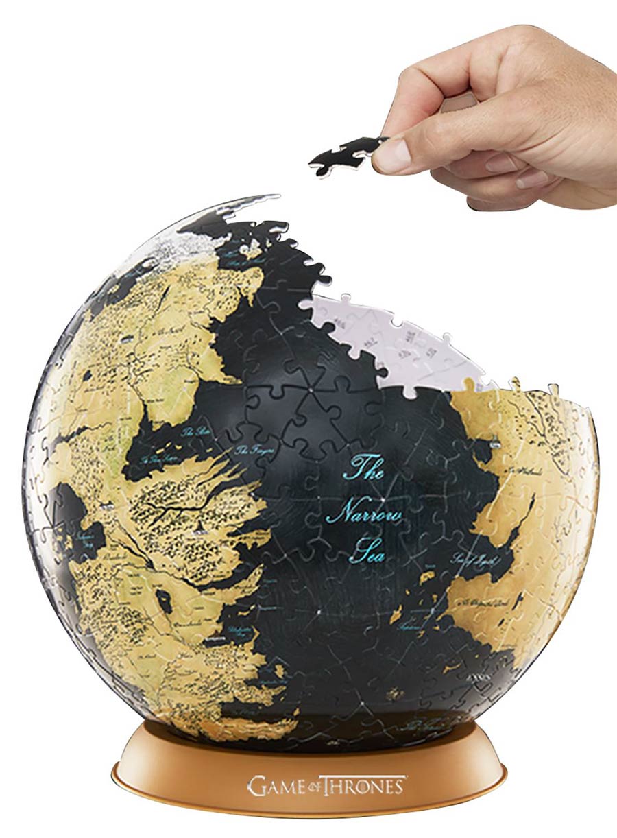 Game Of Thrones 4D Globe Puzzle - 9-Inch