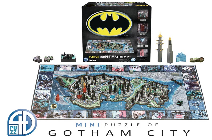 Batman Gotham City 4D Mini Puzzle