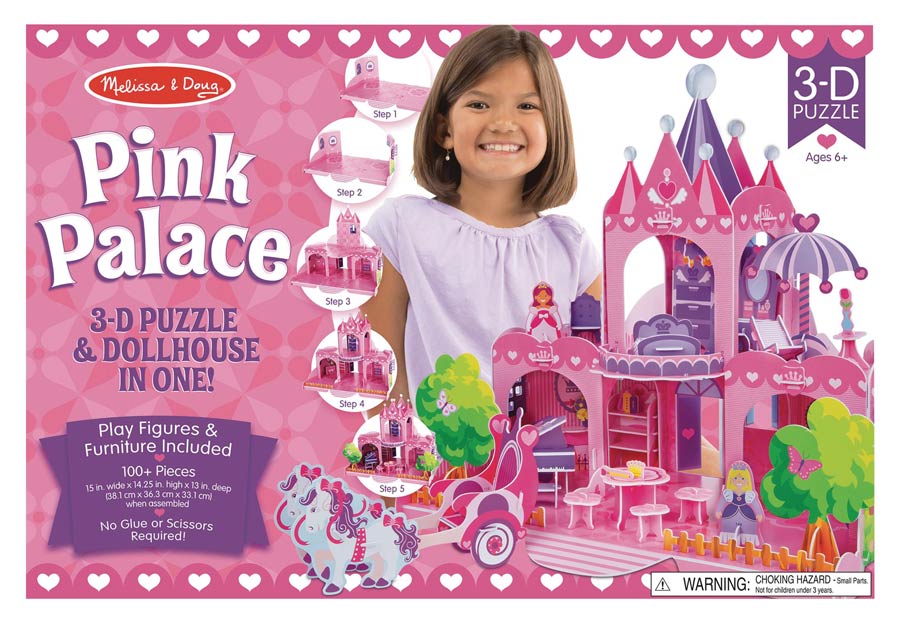 Melissa & Doug Pink Palace 3D Puzzle