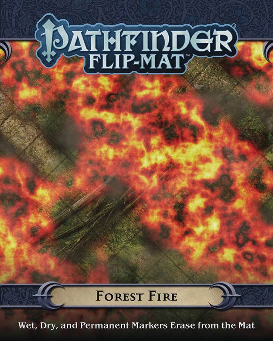 Pathfinder RPG Flip-Mat - Forest Fire