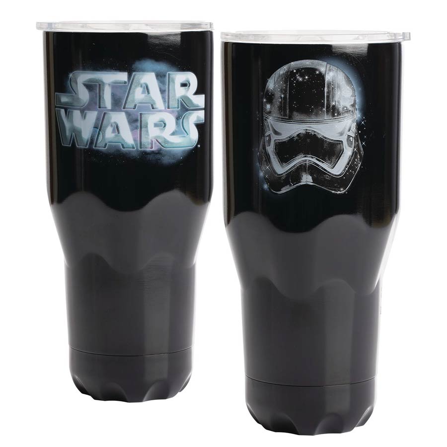 Star Wars Episode VIII The Last Jedi Captain Phasma 30-Ounce Stainless Vacuum Tumbler
