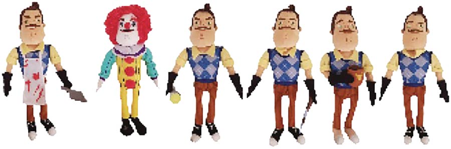 Hello Neighbor 10-Inch Plush Assortment Case