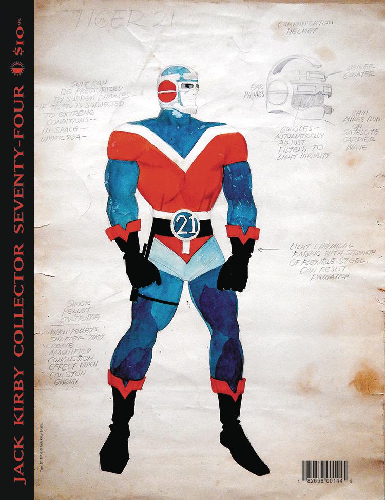 Jack Kirby Collector #74 Cover B Variant Cover
