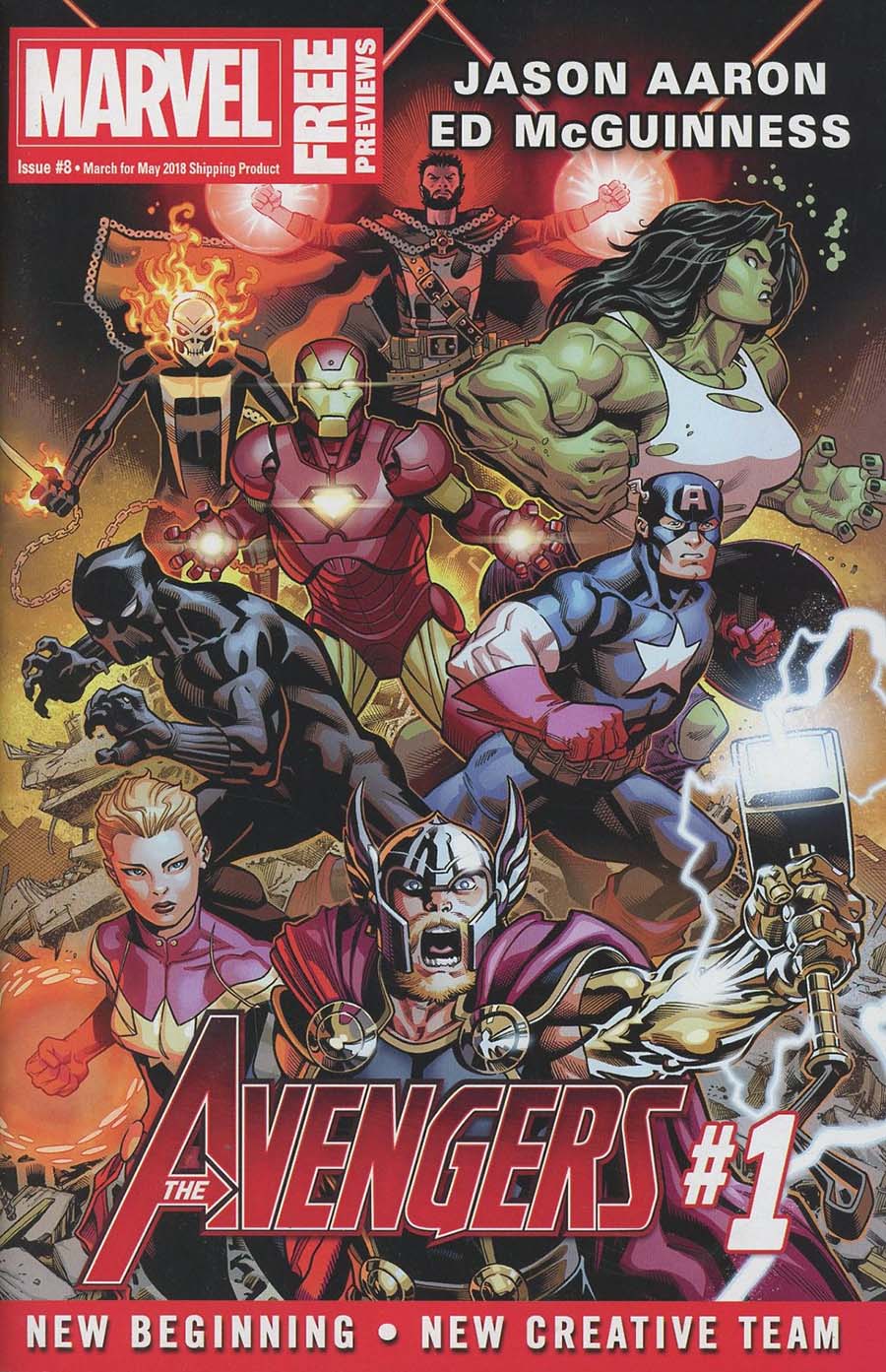Marvel Previews Vol 4 #8 March 2018