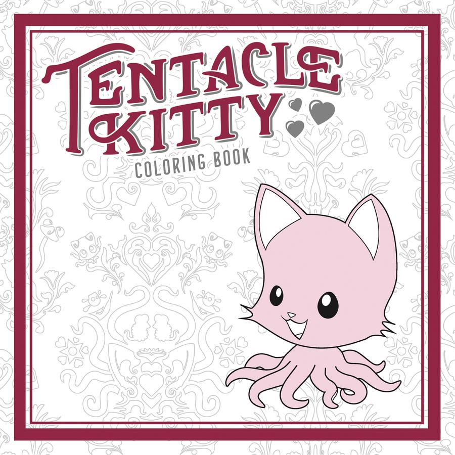 Tentacle Kitty Coloring Book SC