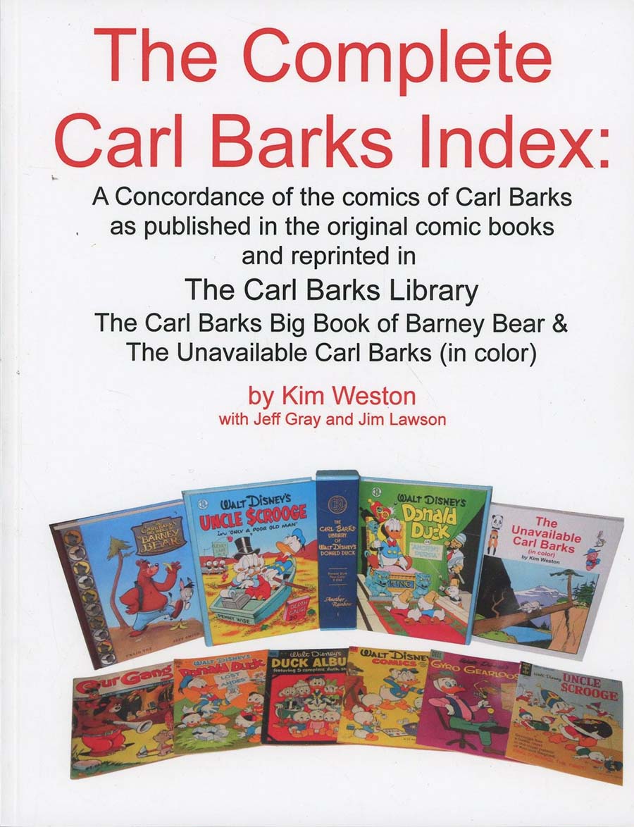 Complete Carl Barks Index SC Regular Edition