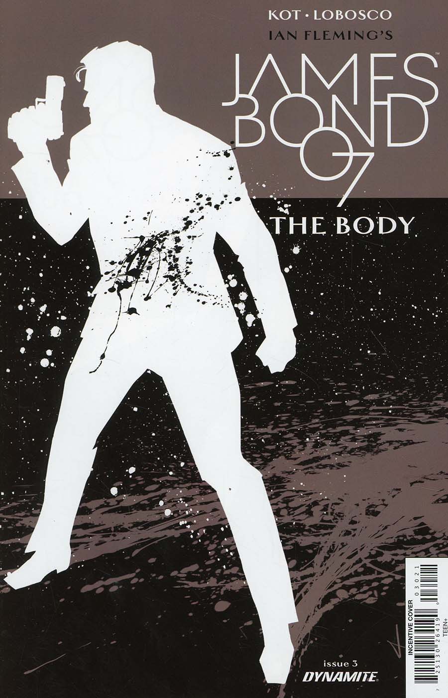 James Bond The Body #3 Cover B Incentive Luca Casalanguida Black & White Cover