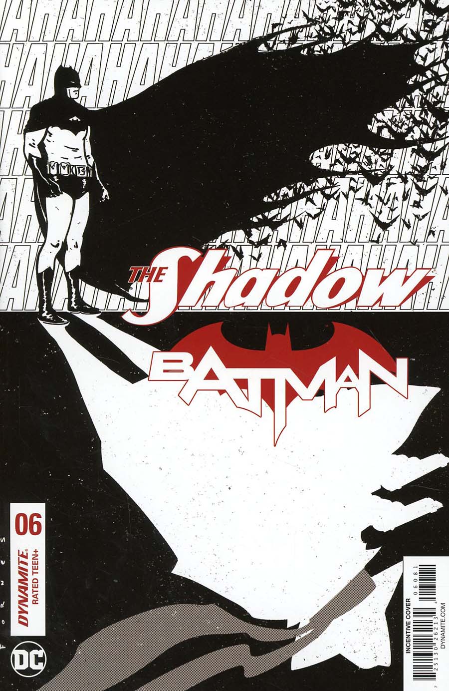 Shadow Batman #6 Cover H Incentive Jorge Fornes Black & White Cover