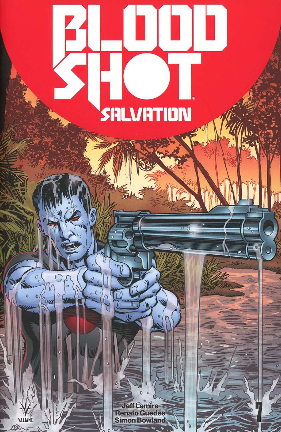 Bloodshot Salvation #7 Cover F Incentive Bob Layton Bloodshot Icon Variant Cover