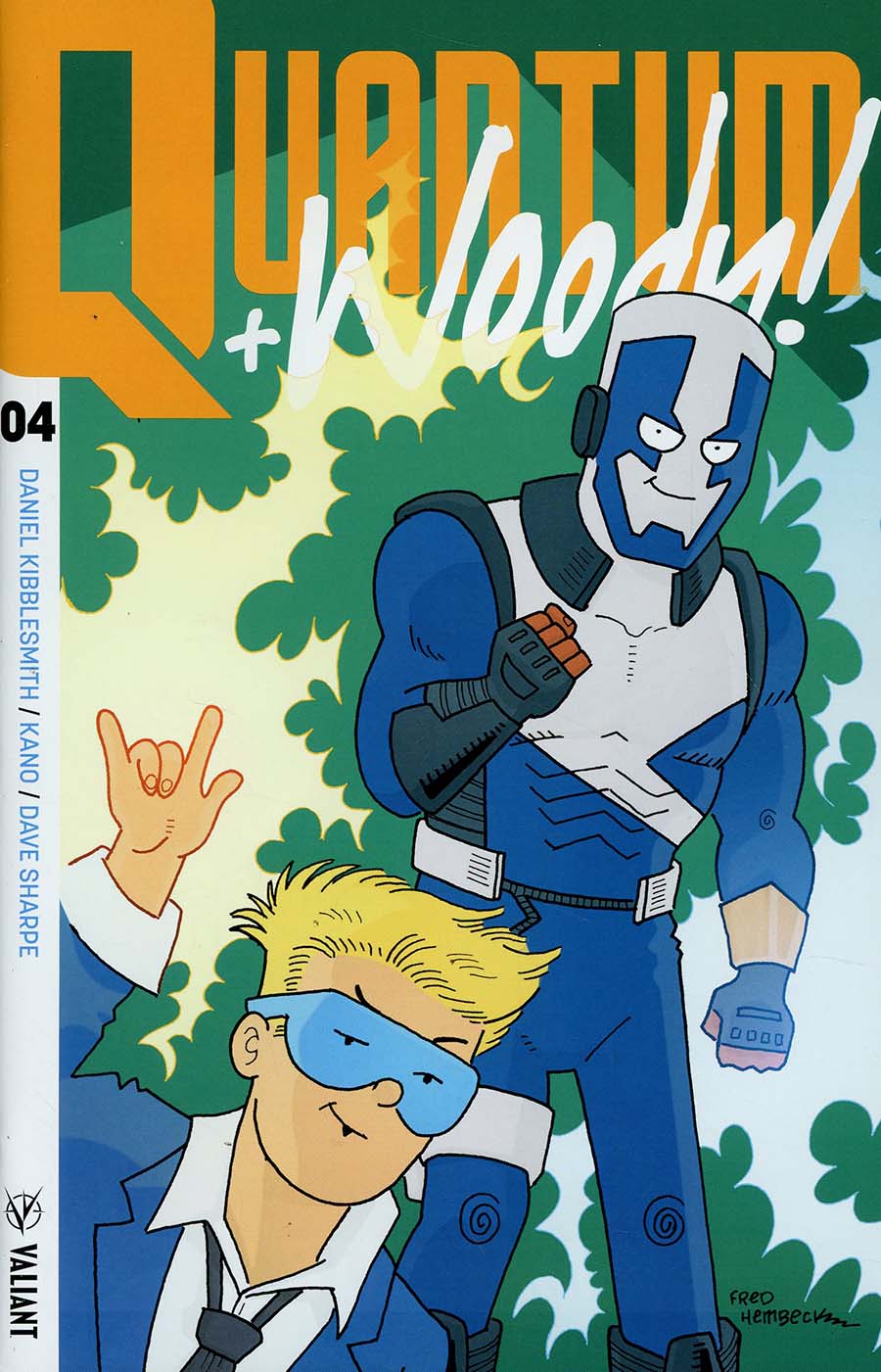 Quantum & Woody Vol 4 #4 Cover E Incentive Fred Hembeck Quantum & Woody Icon Variant Cover