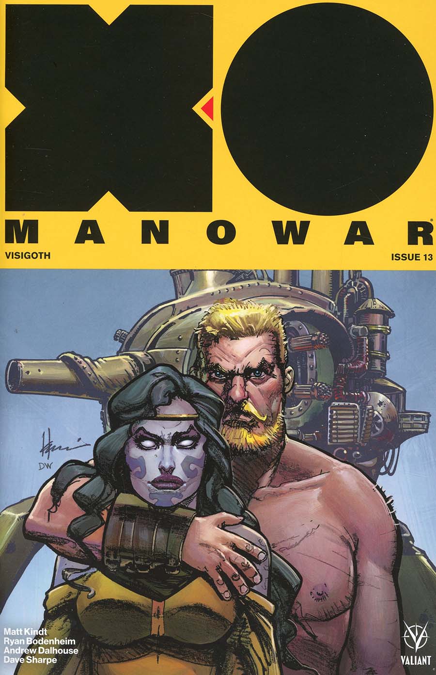 X-O Manowar Vol 4 #13 Cover E Incentive Howard Chaykin X-O Manowar Icon Variant Cover