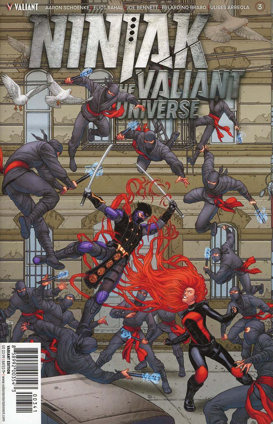 Ninjak vs The Valiant Universe #3 Cover D Incentive Francis Portela Interlocking Variant Cover