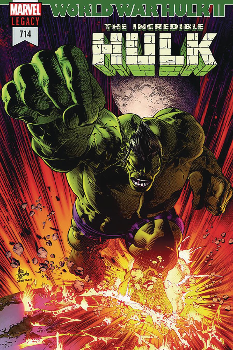 Incredible Hulk Vol 4 #714 Cover C DF Signed By Greg Pak