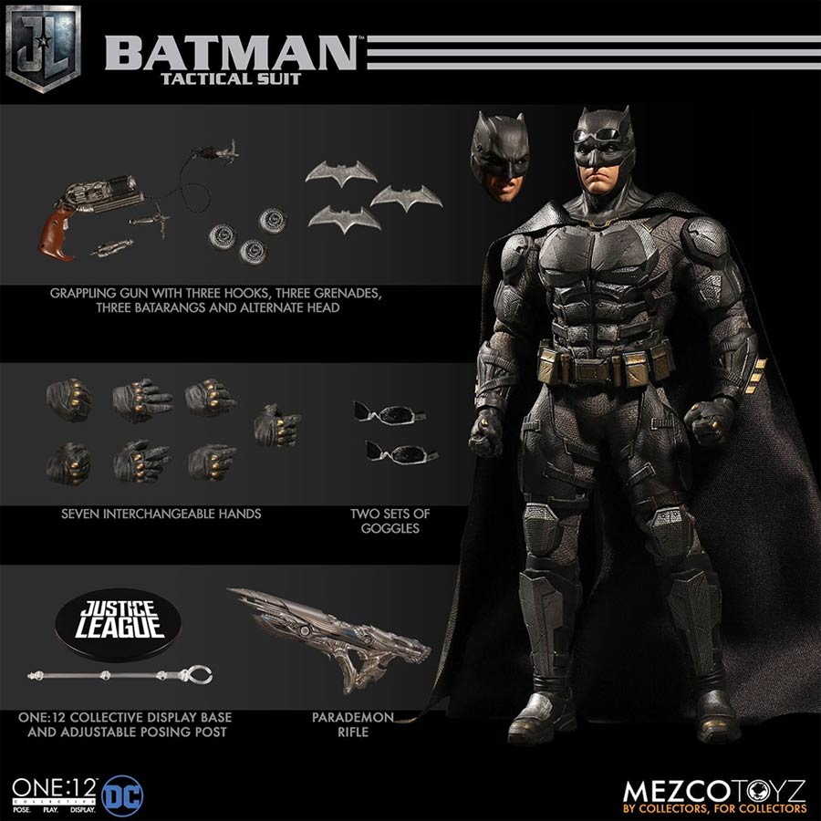 One-12 Collective Justice League Movie Tactical Suit Batman Action Figure