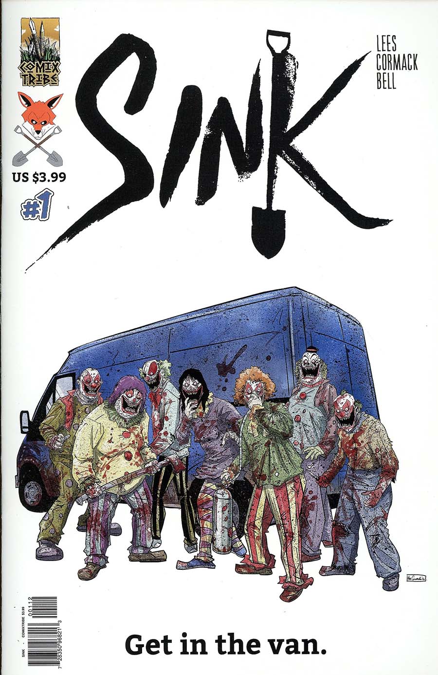 Sink #1 Cover C 2nd Ptg Variant Alex Cormack Clown Cover