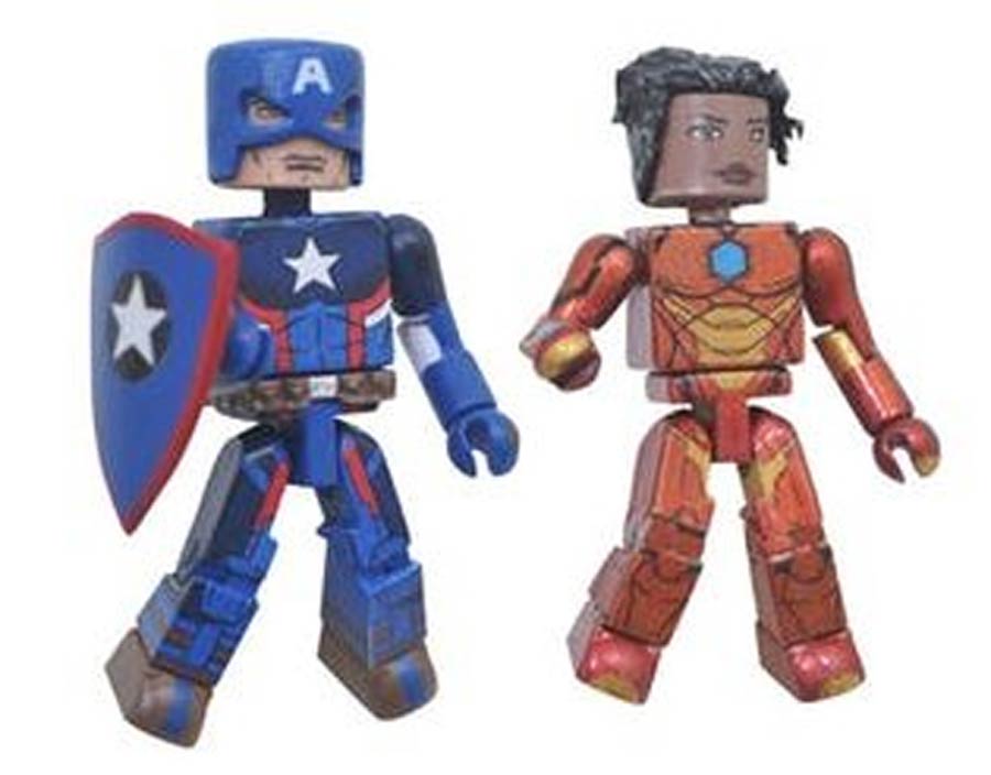 Marvel Minimates Series 74 Greatest Stories Agent Of Hydra Captain America & Ironheart 2-Pack