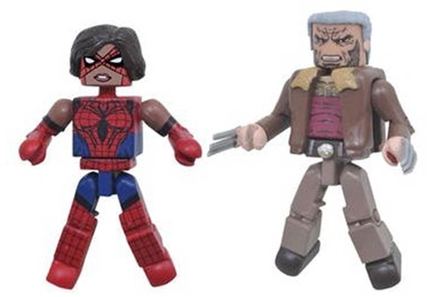 Marvel Minimates Series 74 Greatest Stories Old Man Logan & Ashley Barton Spider-Girl 2-Pack