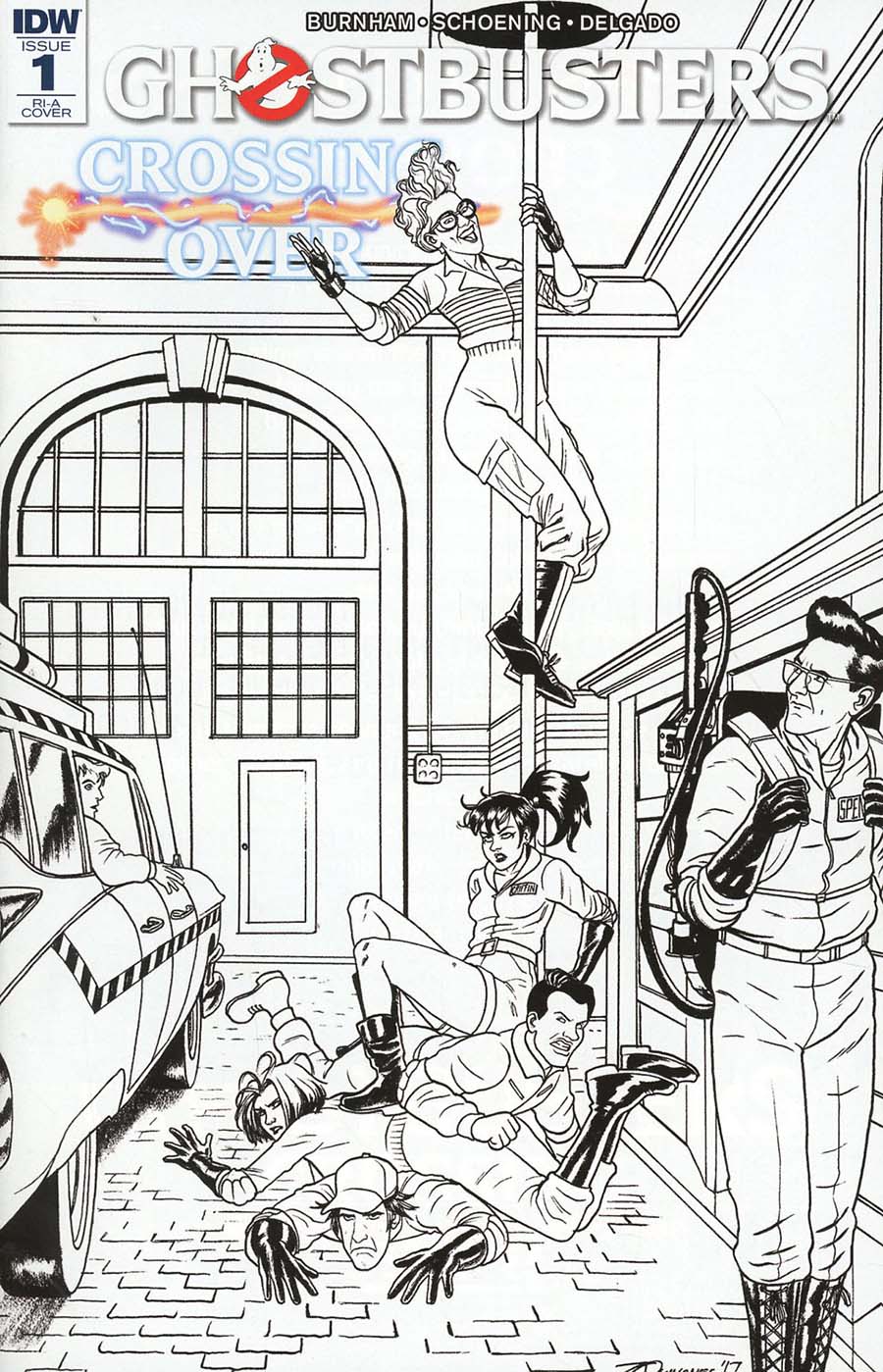 Ghostbusters Crossing Over #1 Cover C Incentive Joe Quinones Variant Cover