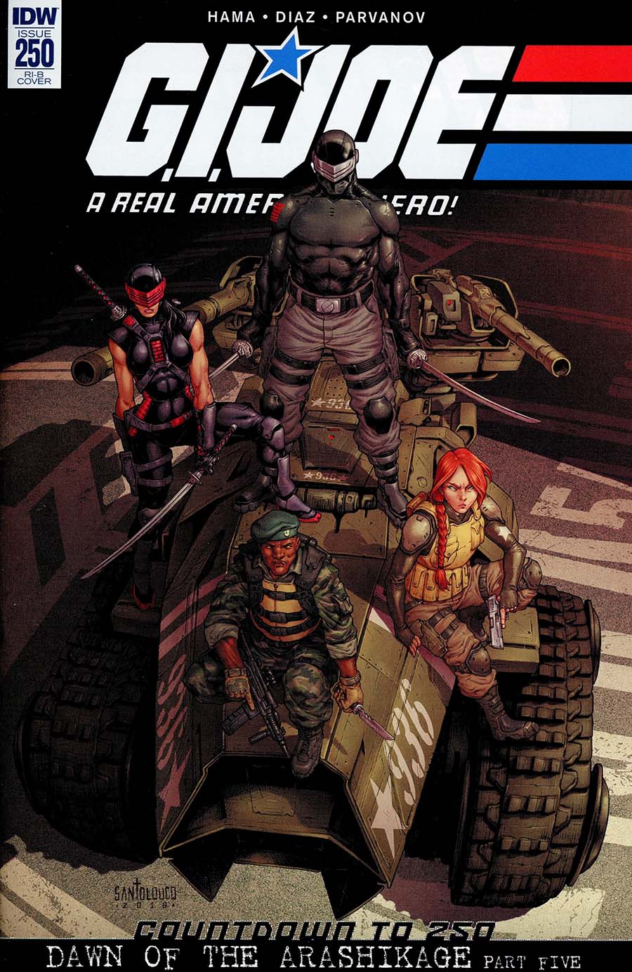 GI Joe A Real American Hero #250 Cover D Incentive Mateus Santolouco Variant Cover