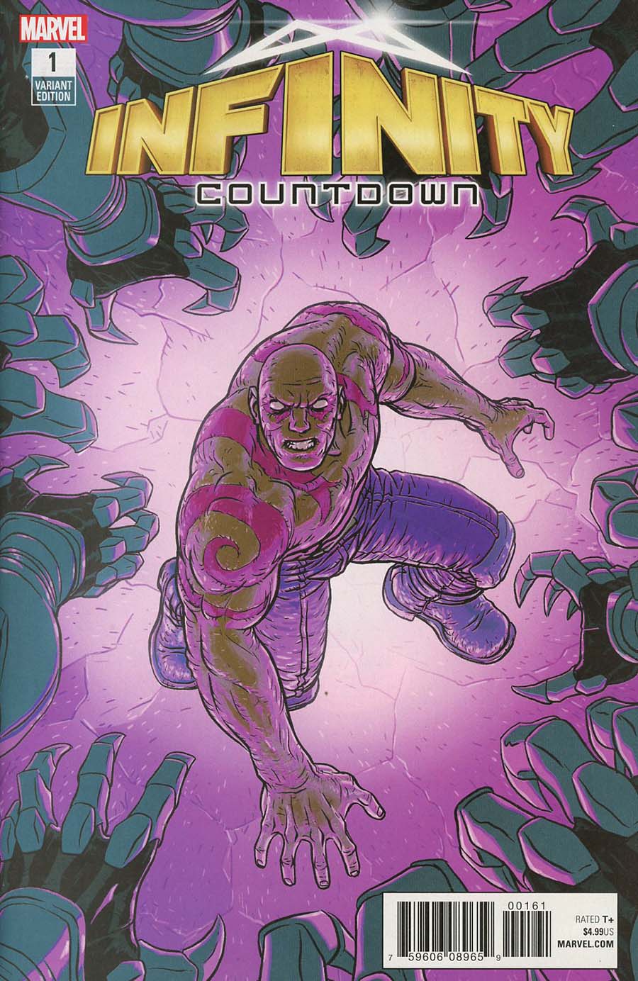 Infinity Countdown #1 Cover I Incentive Nick Derington Variant Cover (Marvel Legacy Tie-In)